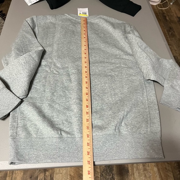Nike small gray crewneck Mens sweater - Picture 4 of 5